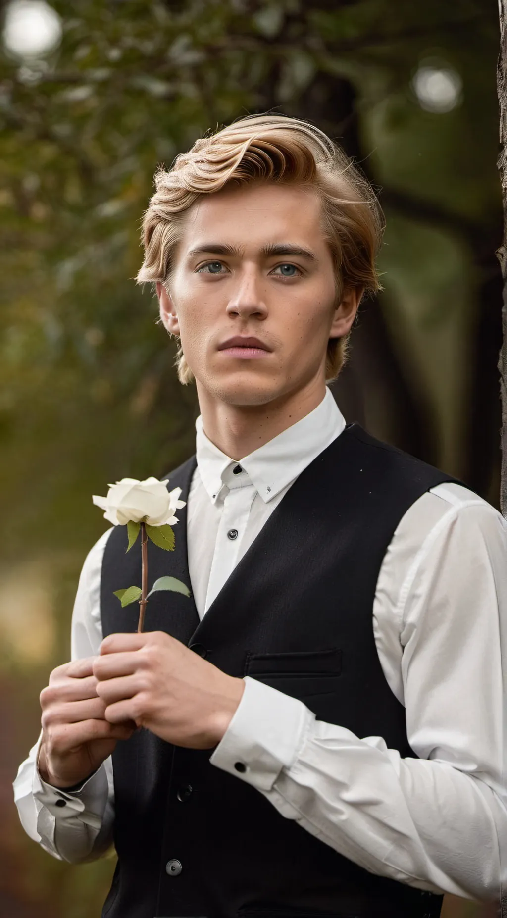 ai character: Coriolanus Snow background