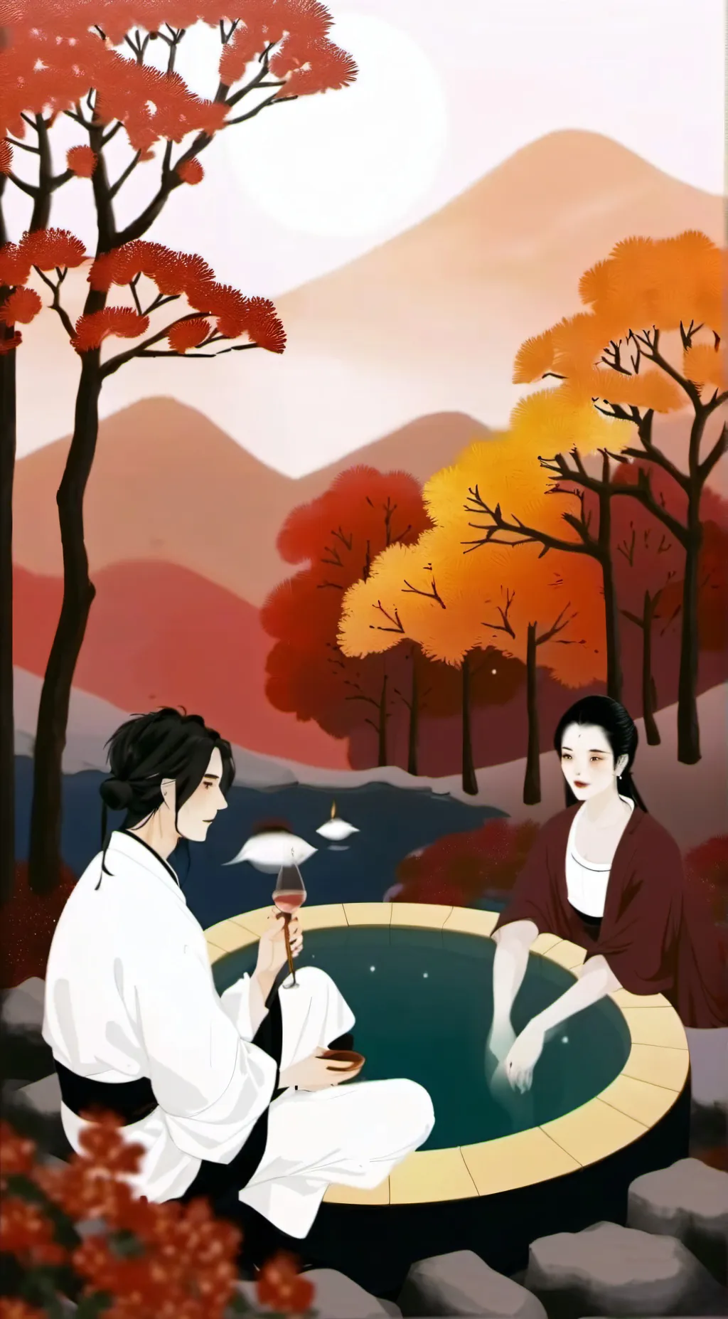 ai character: Mha trip background