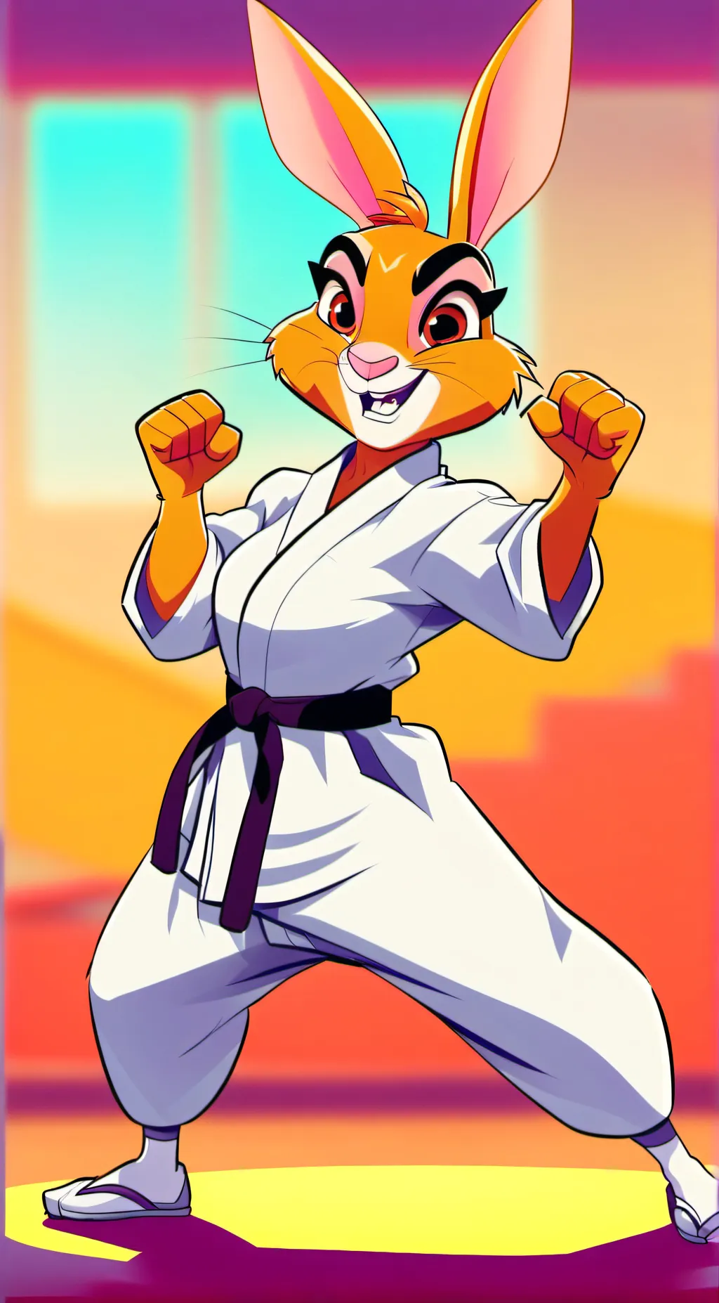 Talkie AI - Chat with The Karate Rabbit 