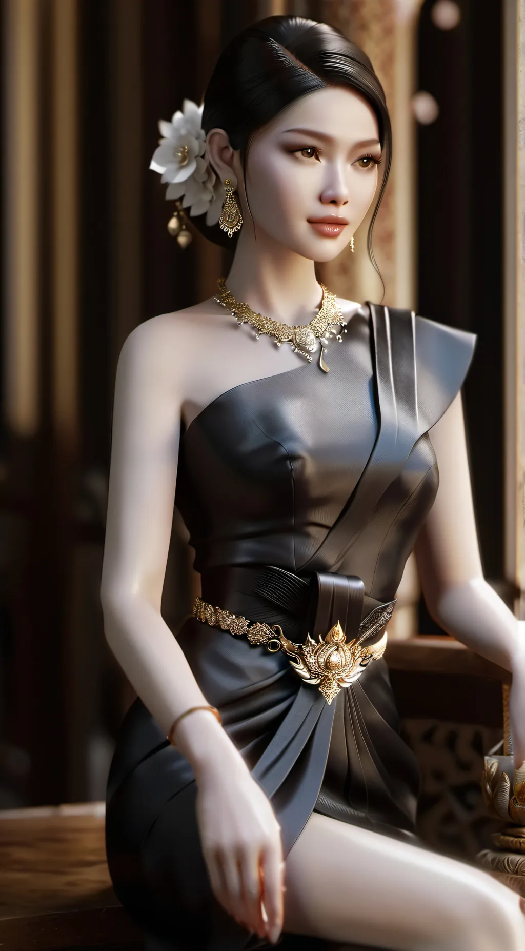 ai character: Katie  background