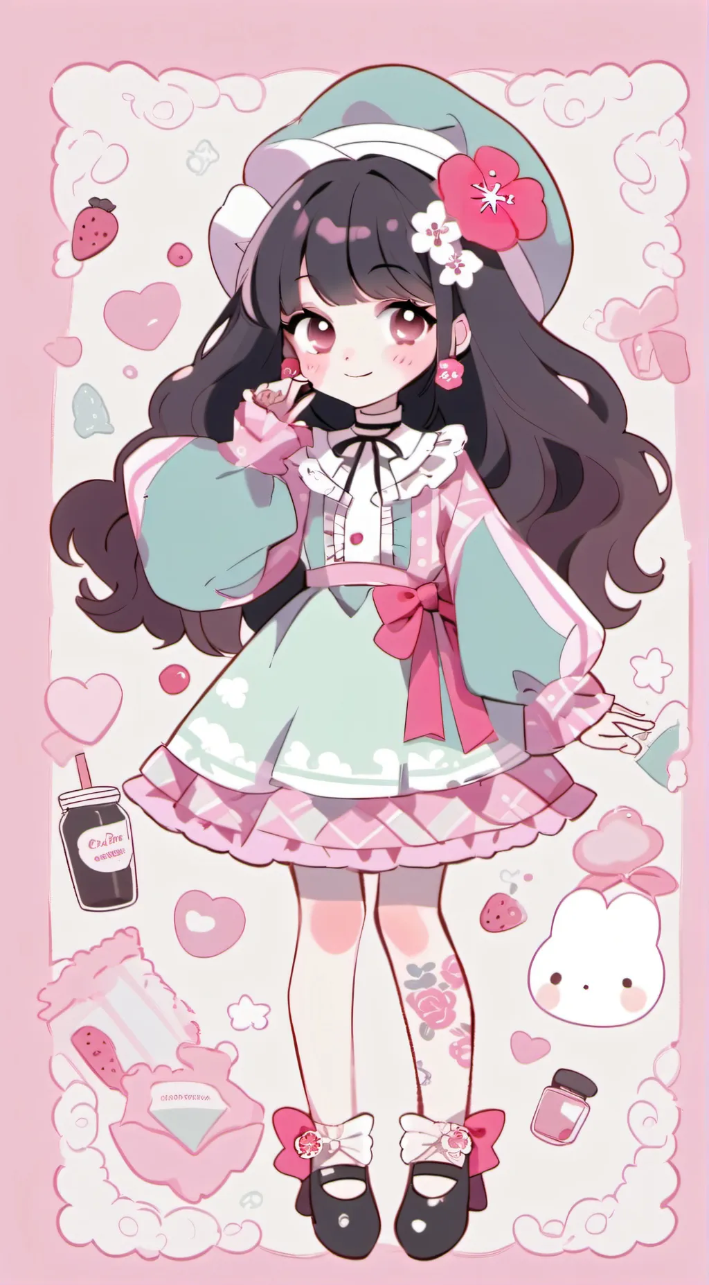 ai character: Melanie Martinez background