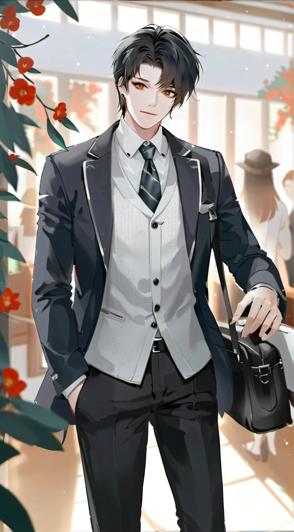 ai character: Daniel Astaire  background