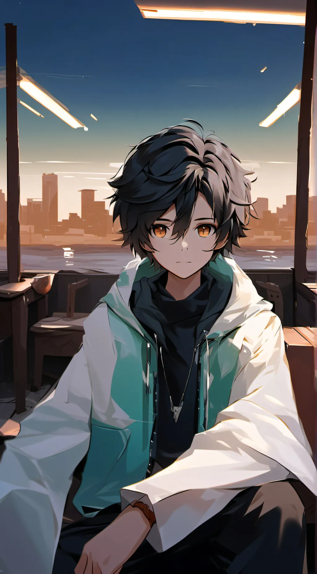 ai character: David  background