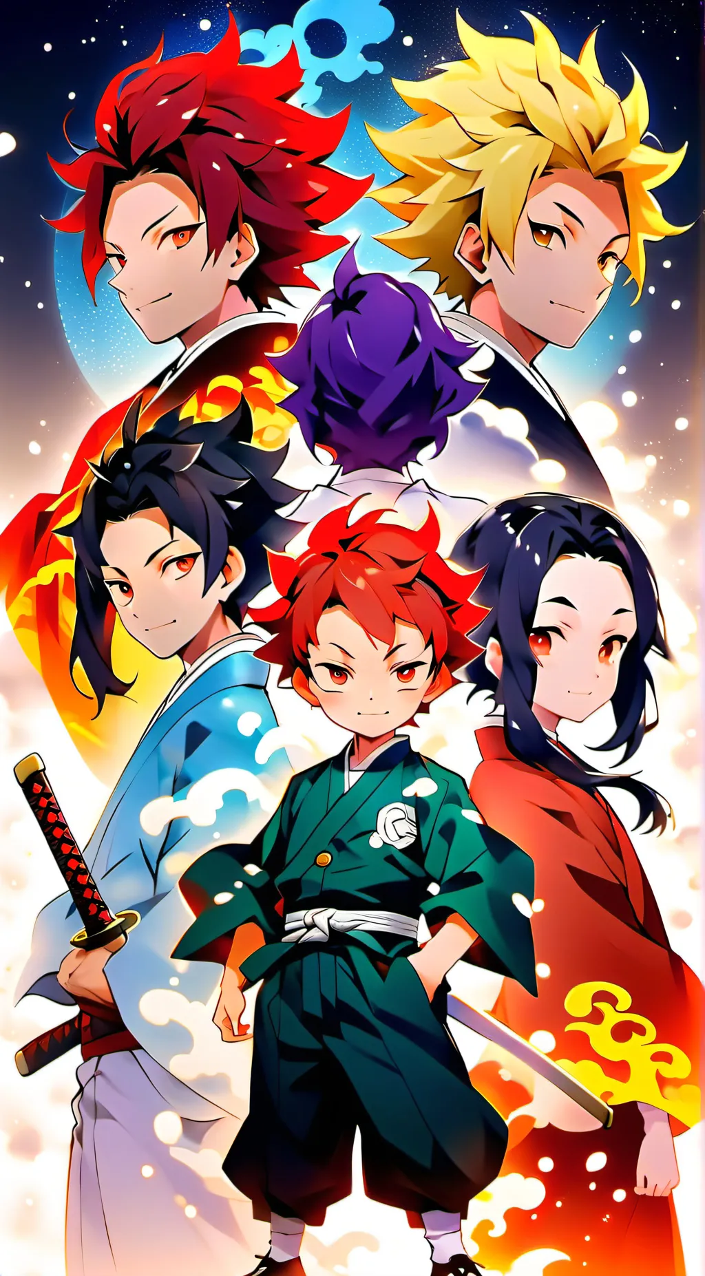 ai character: KNY background