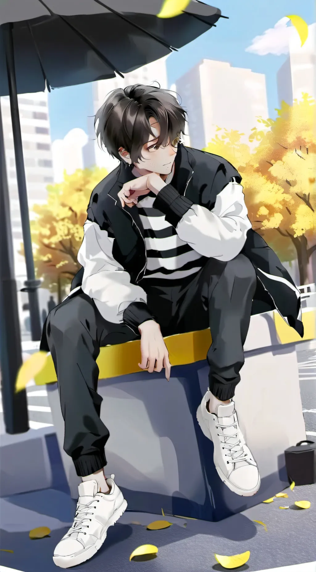 ai character: Leo background