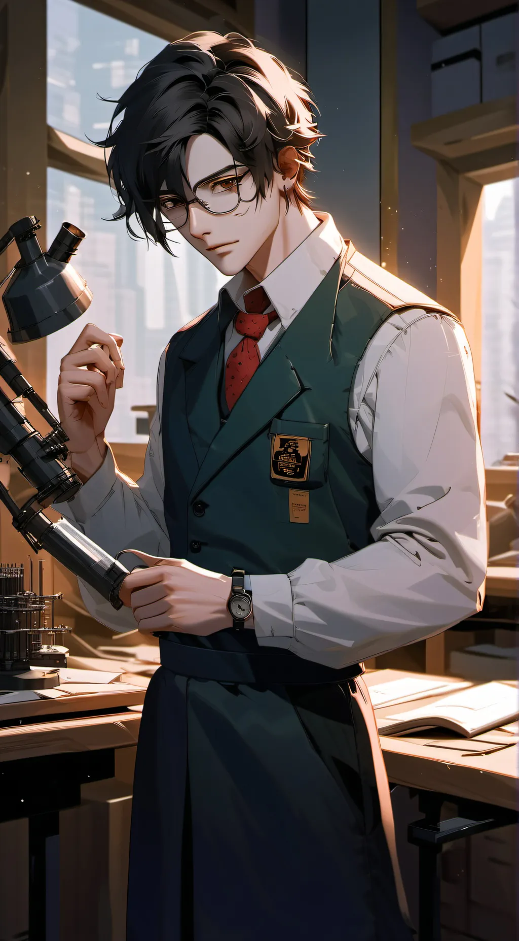 ai character: axel background