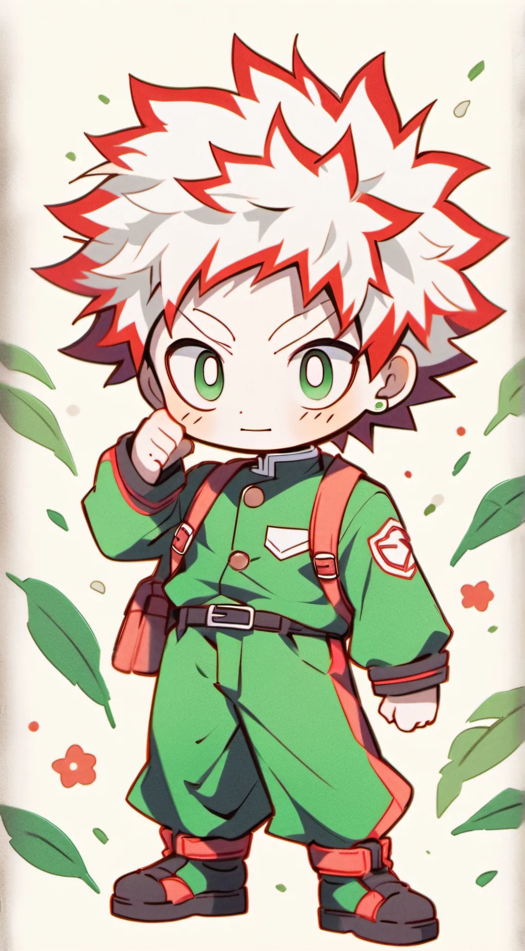 ai character: katsuki bakugo background
