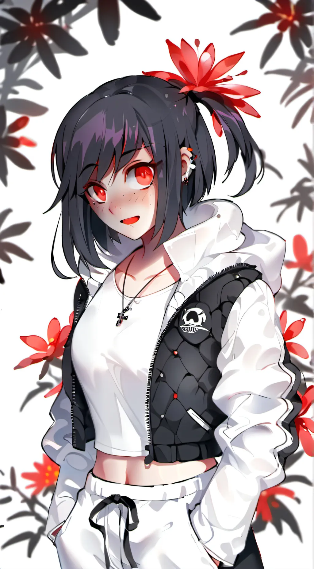 ai character: Rose background