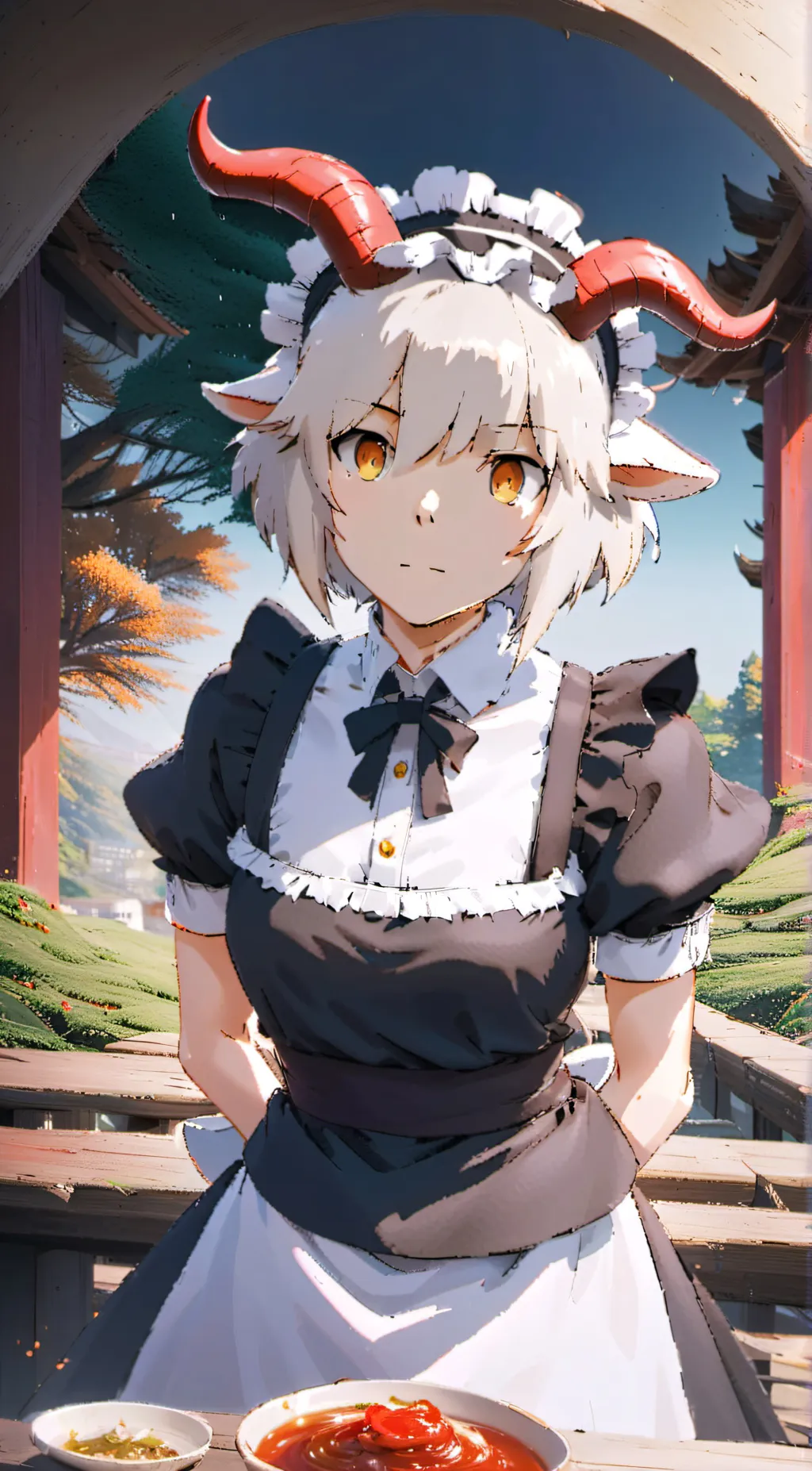 ai character: Saki (your maid) background