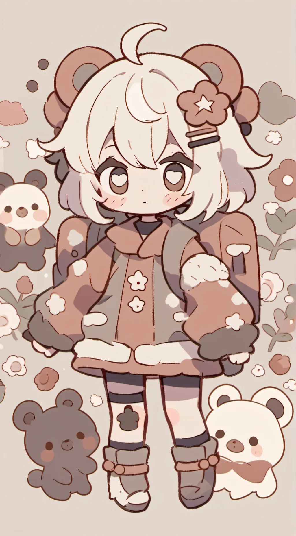 ai character: sweetie bear 🐻 background