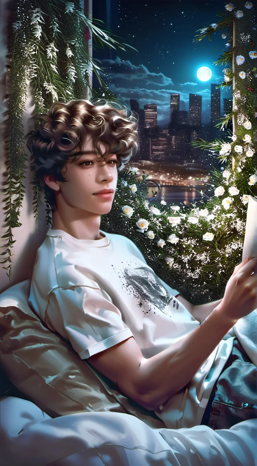 ai character: hunter background