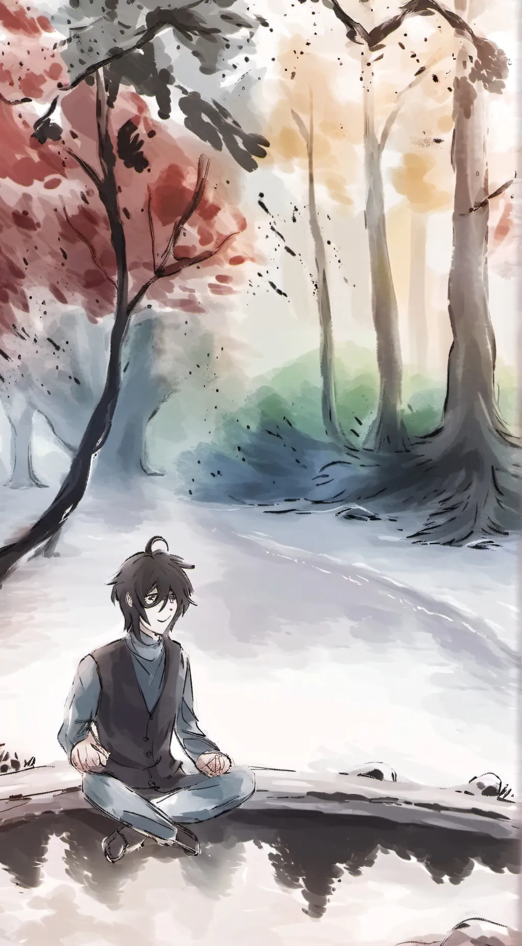 ai character: Nico di Angelo background