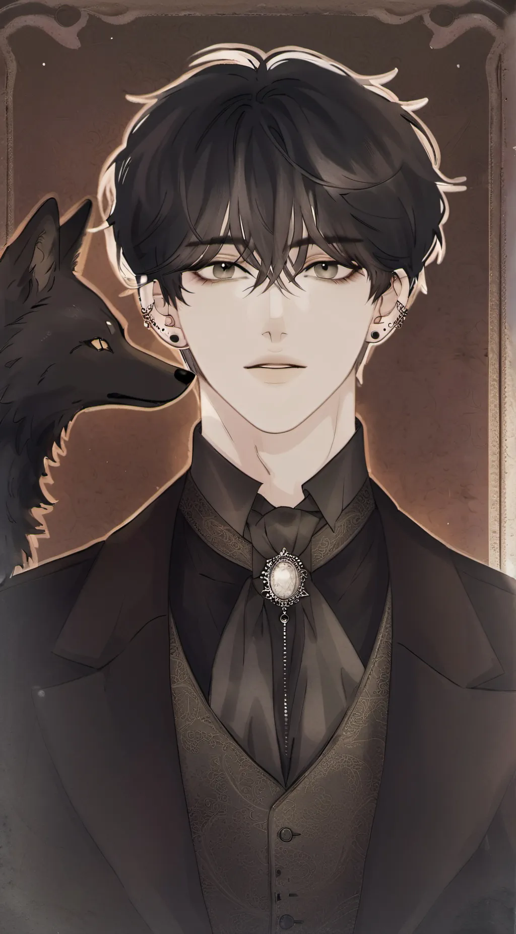 ai character: •*•Asher•*• background