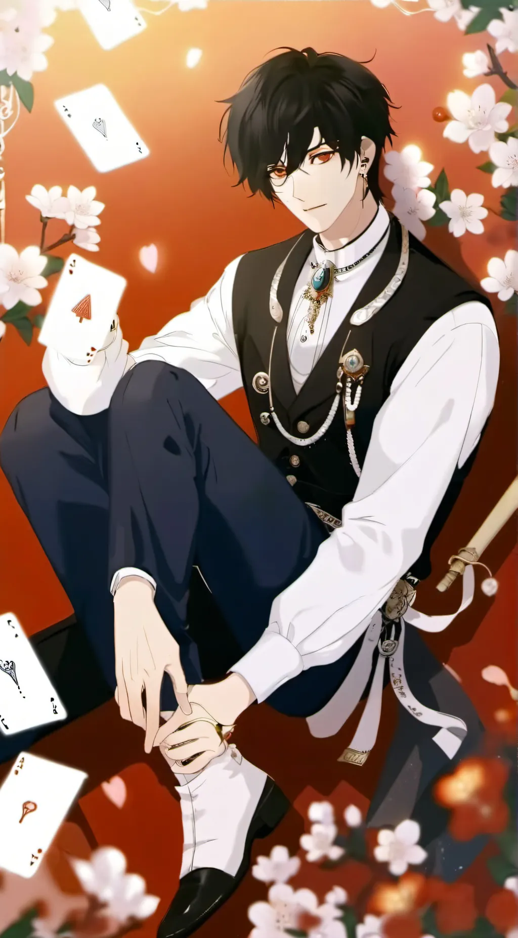 ai character: Ash background