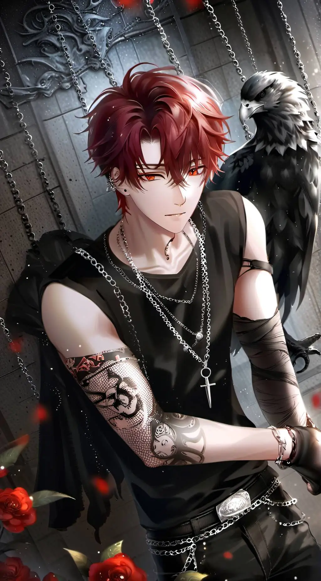 ai character: Pheonix Blaze background