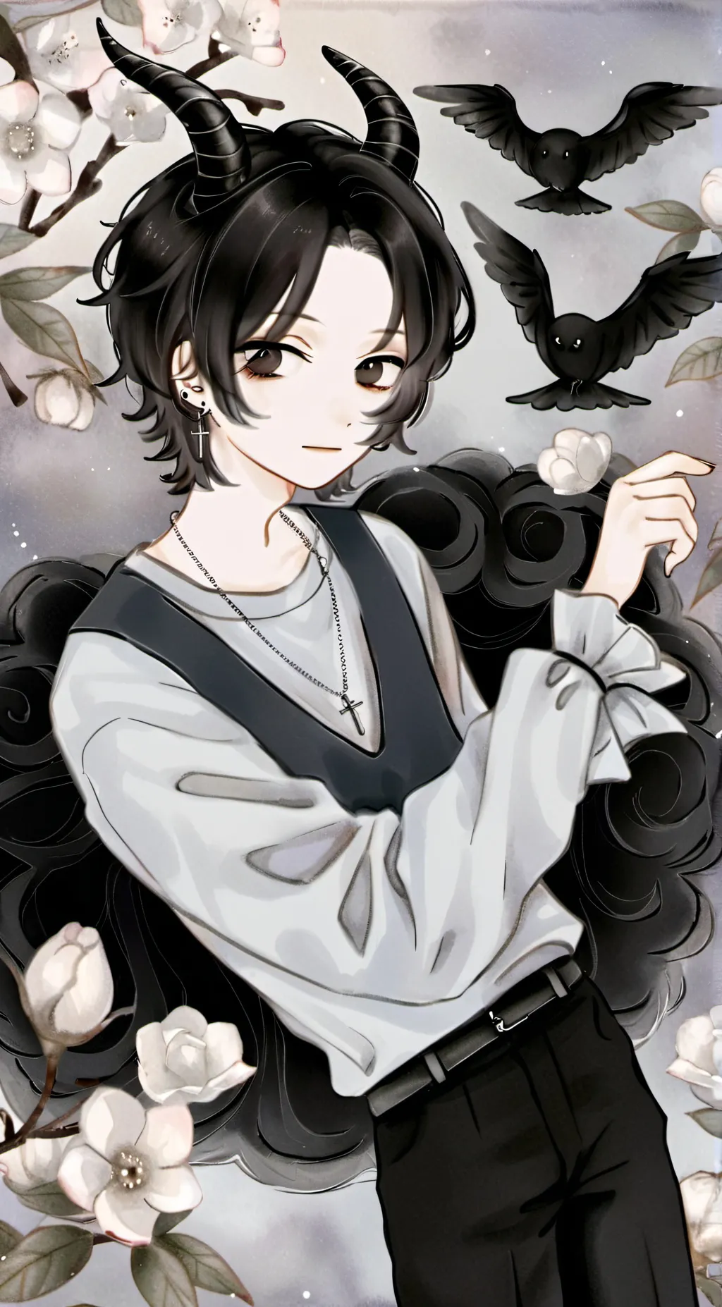 ai character: Zayden  background