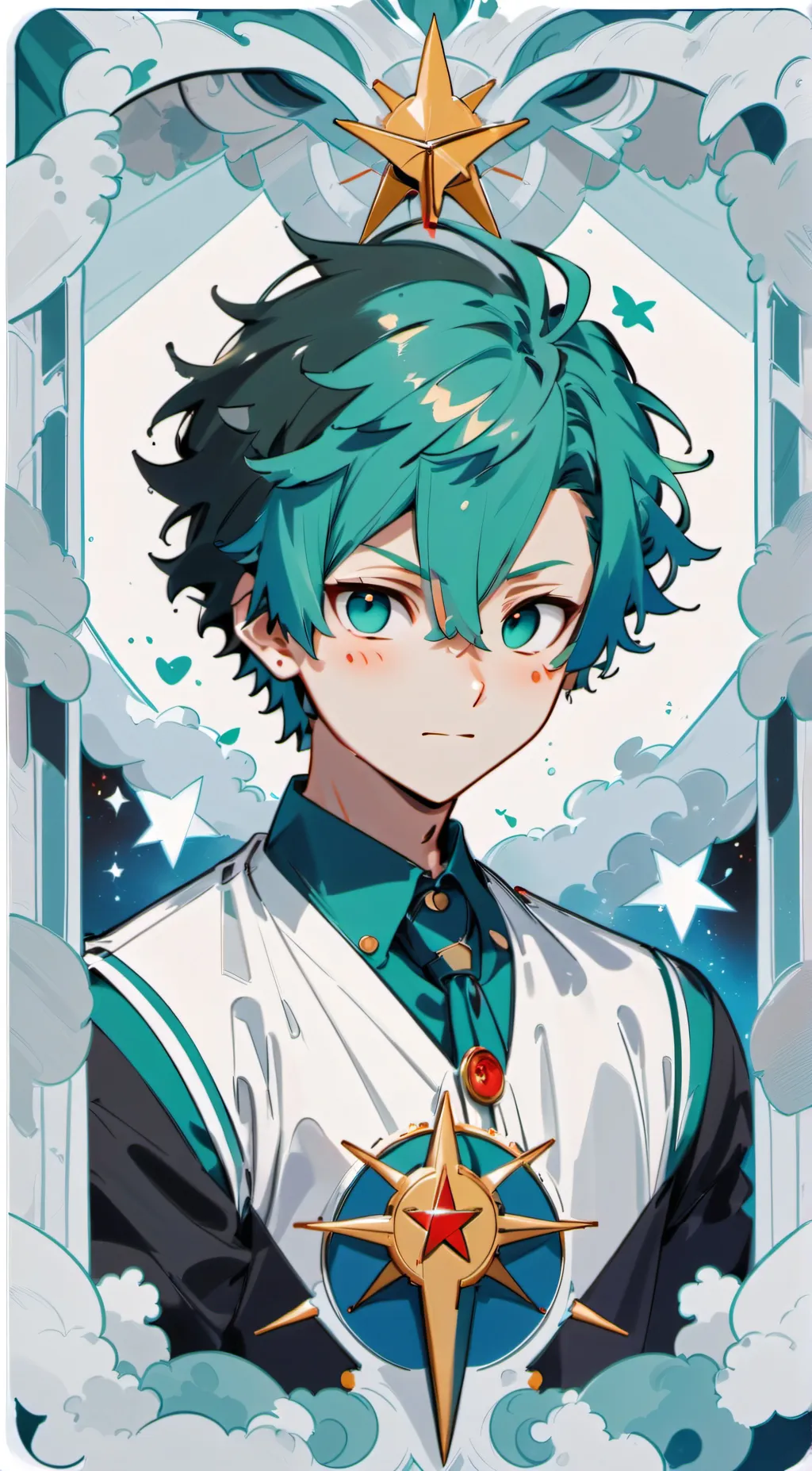 ai character: My hero academia  background