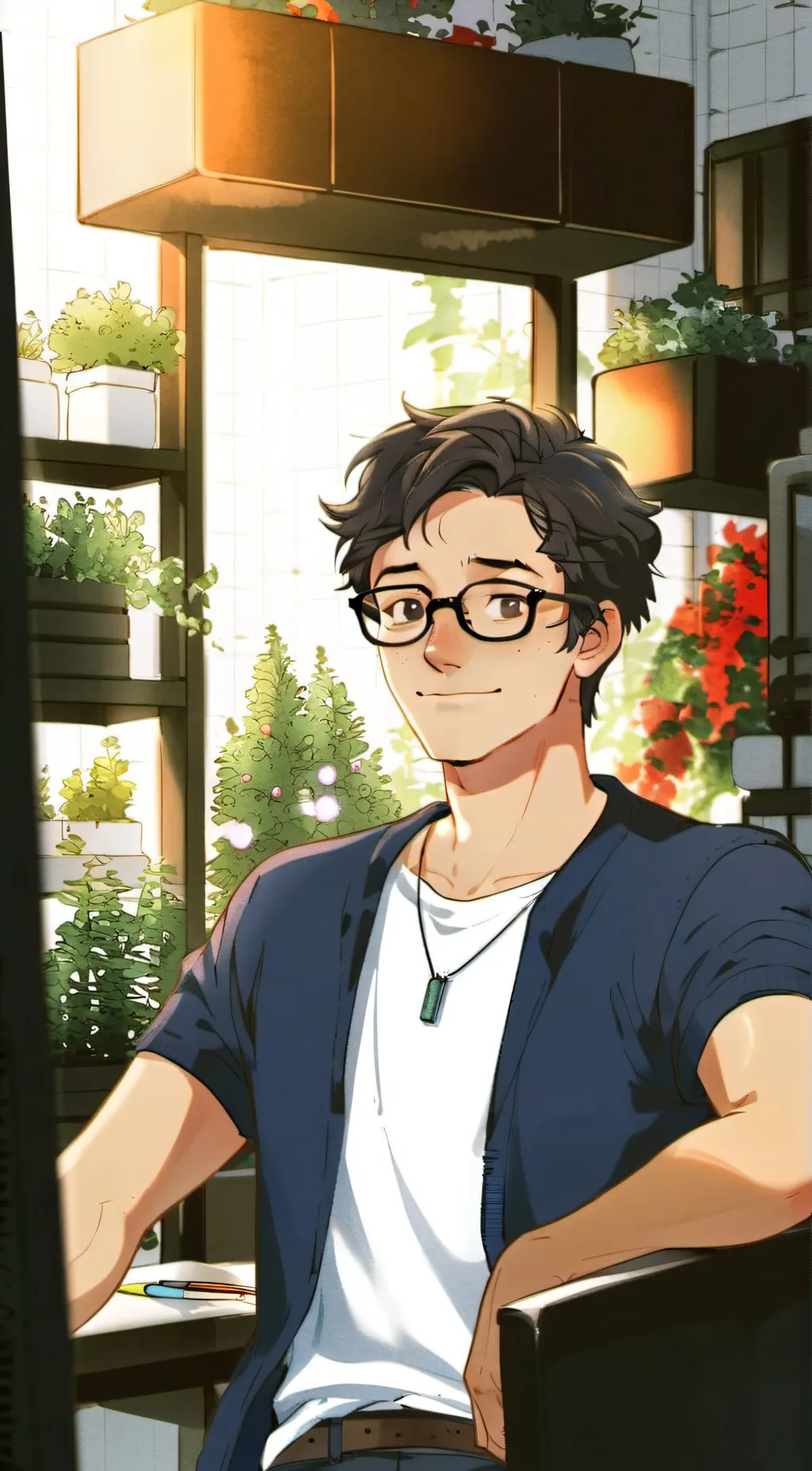 ai character: Adrian Davis background