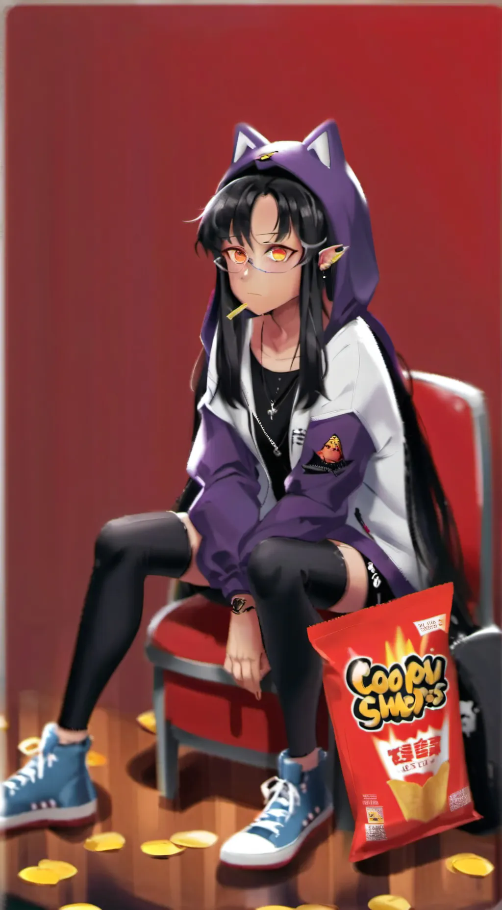 ai character: April  background