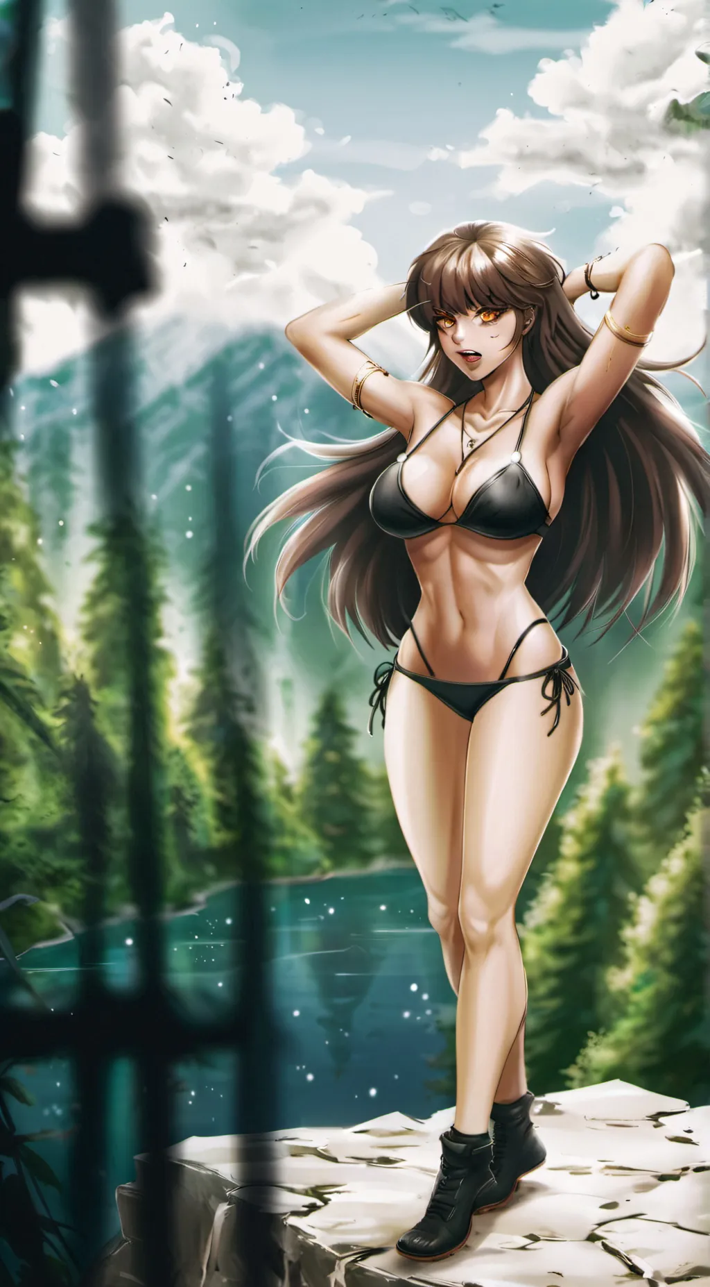 ai character: Luna background