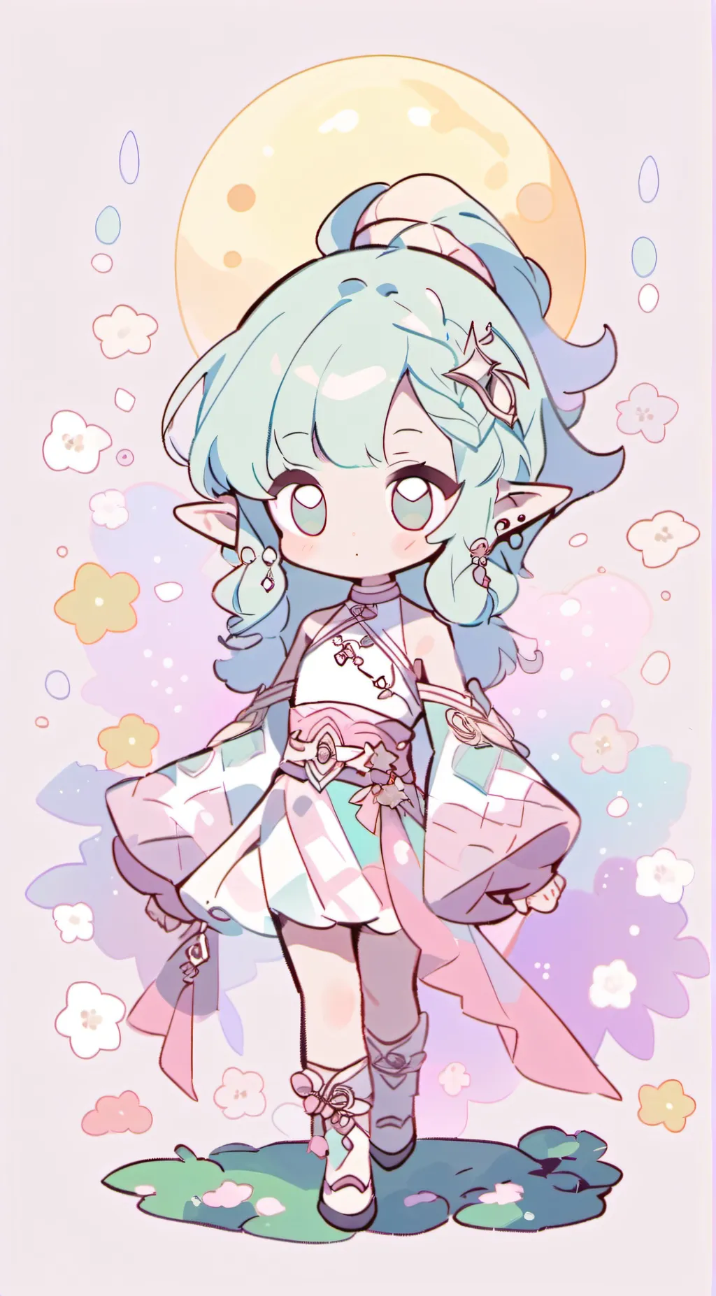 ai character: THE DRAGON  PRINCE background