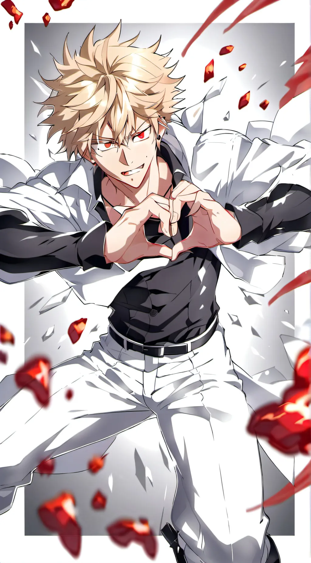 ai character: katsuki bakugo background