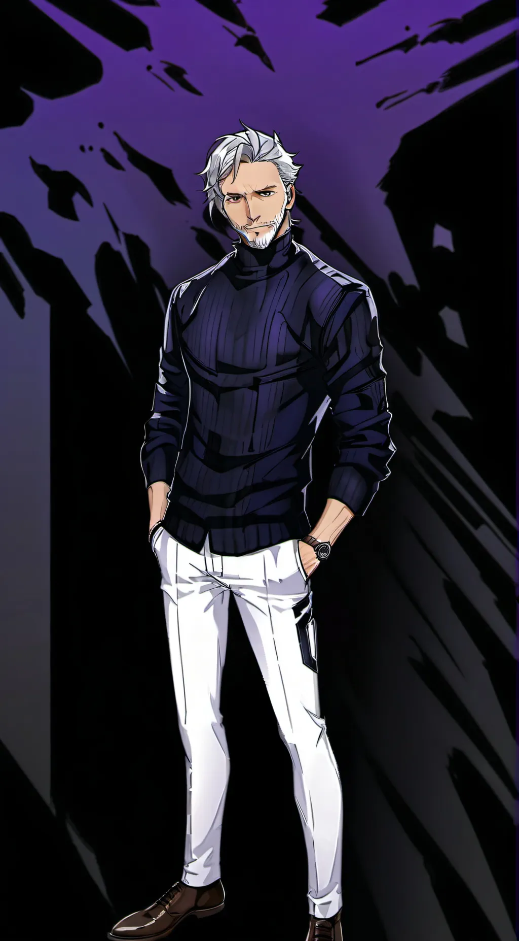 ai character: Gentle Criminal  background