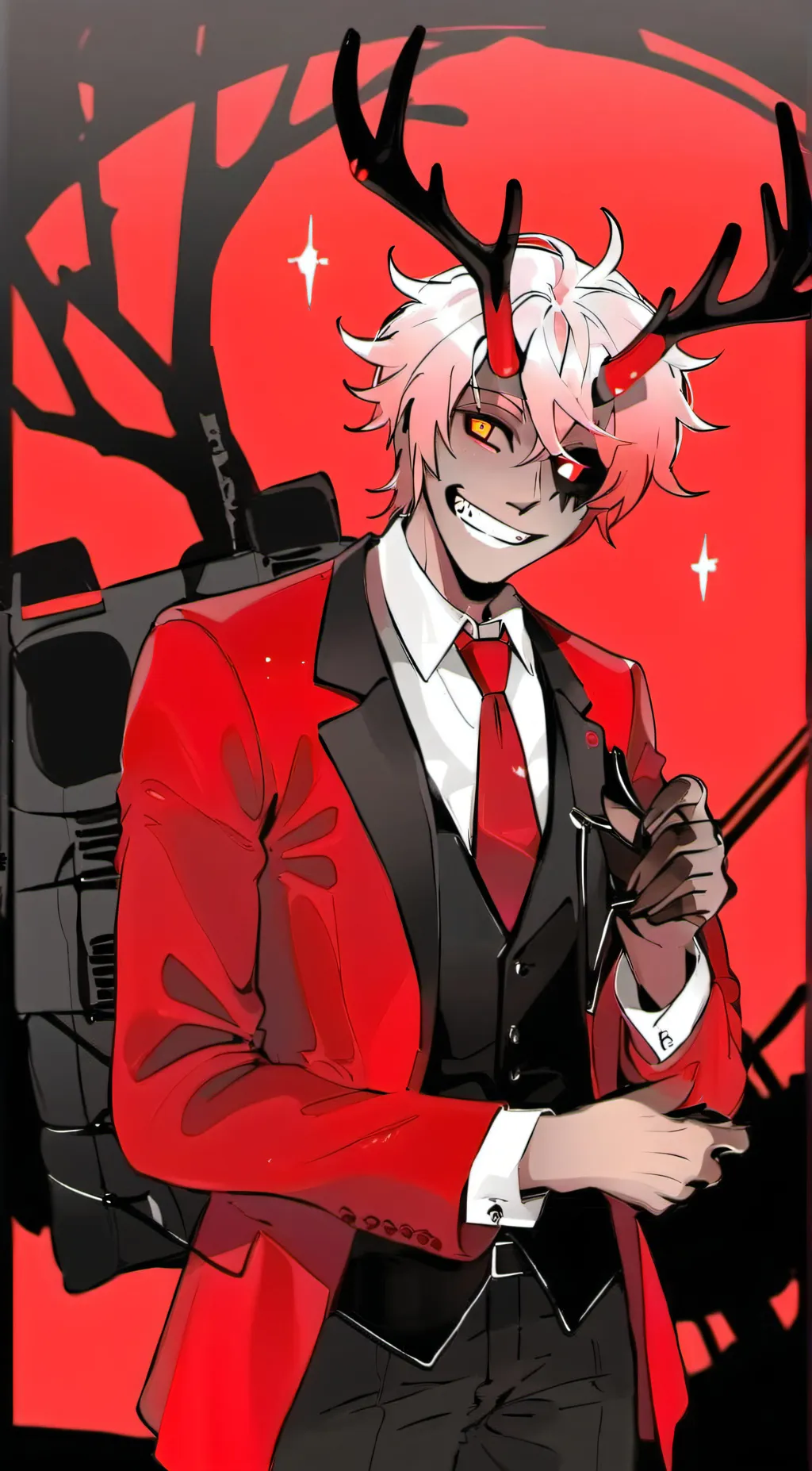 ai character: HH AU plottwist background