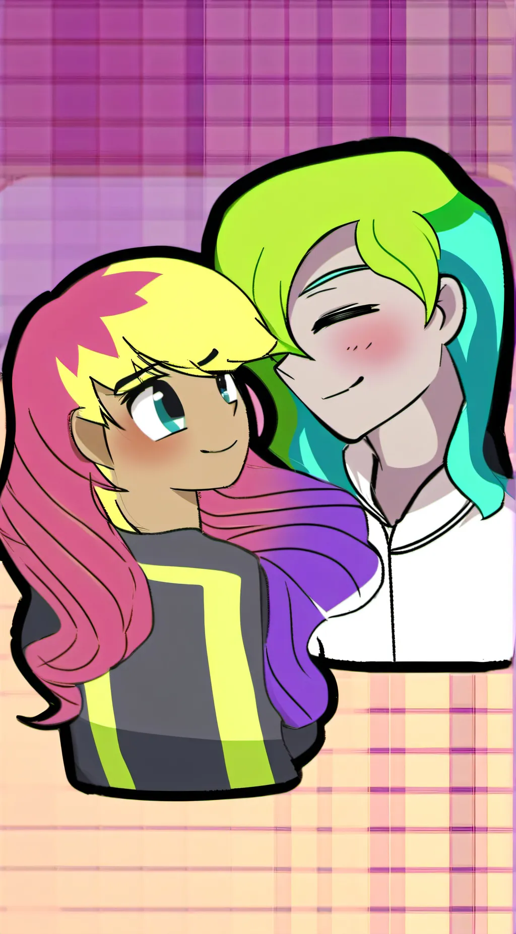 ai character: Rainbow Dash  background