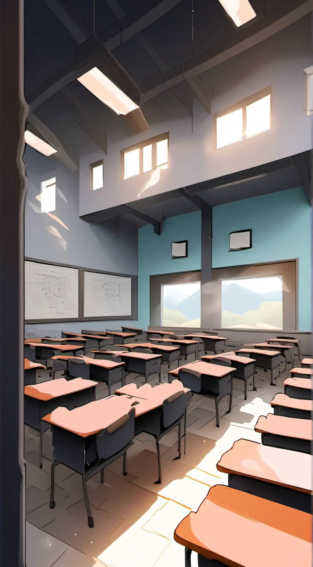 ai character: Brave academy -1  background