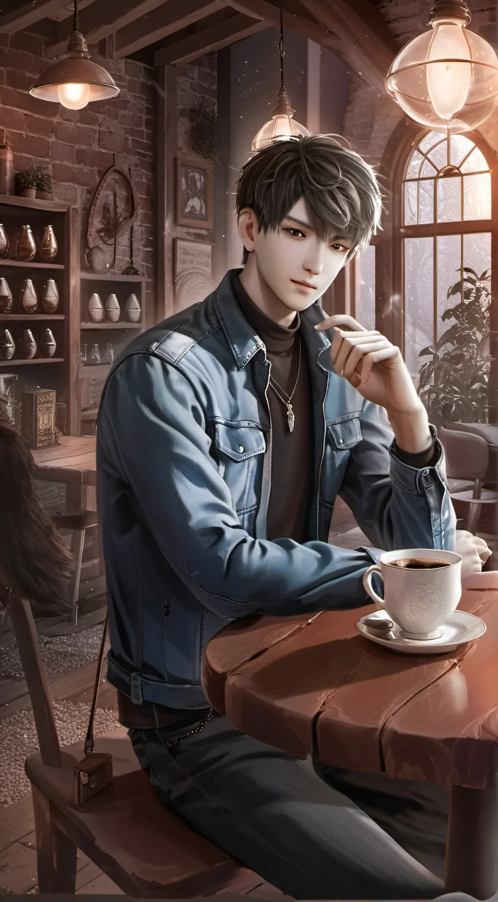 ai character: david background