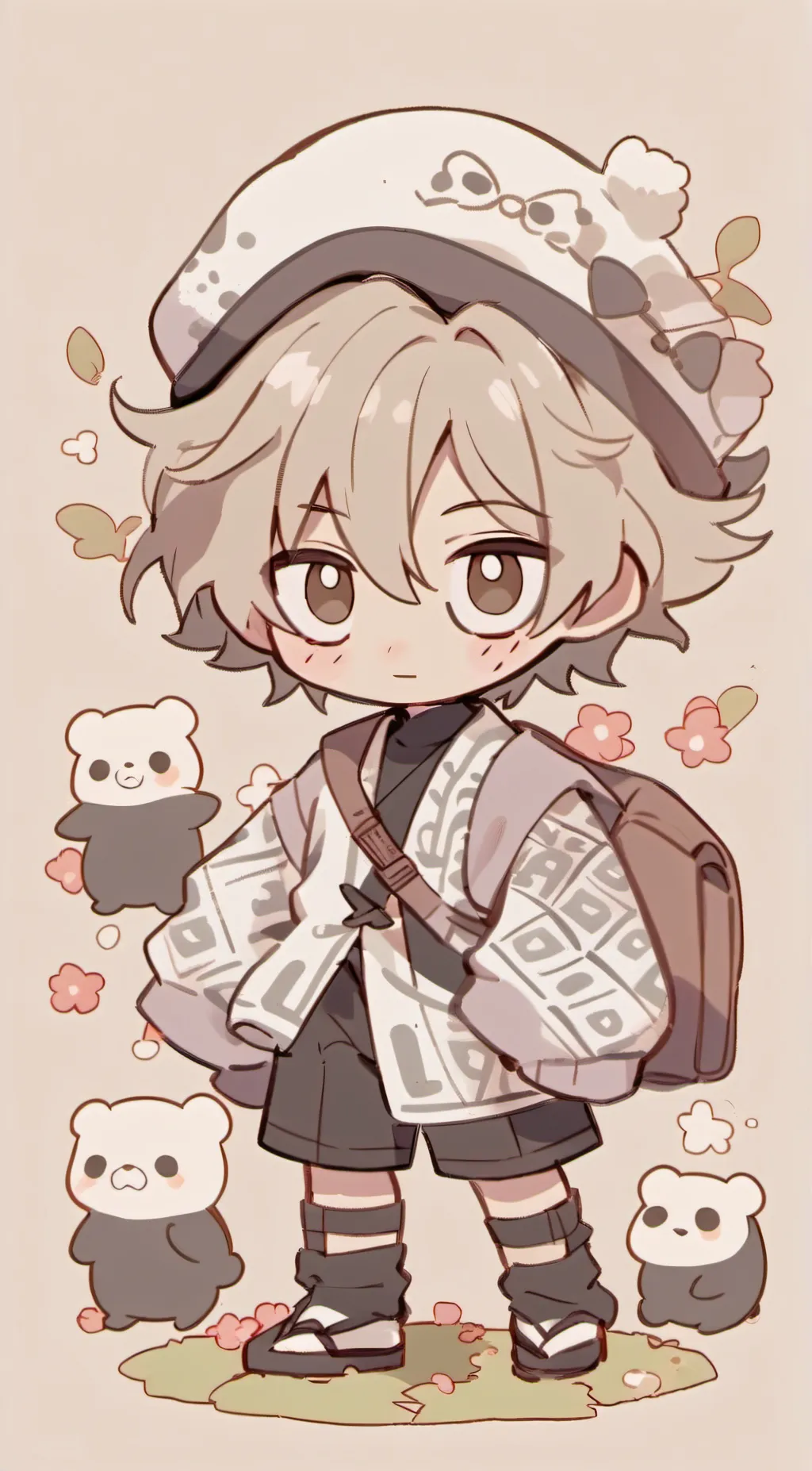 ai character: Jeongin from skz ! background