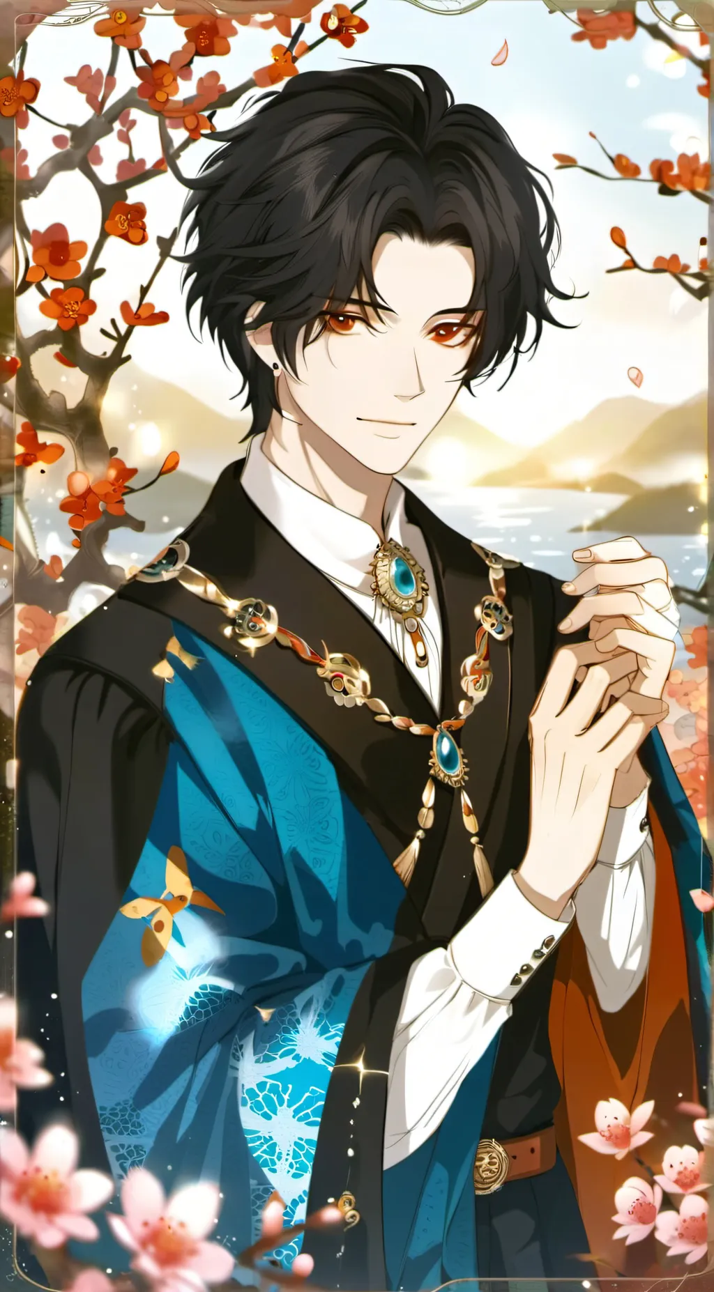 ai character: 😊 background