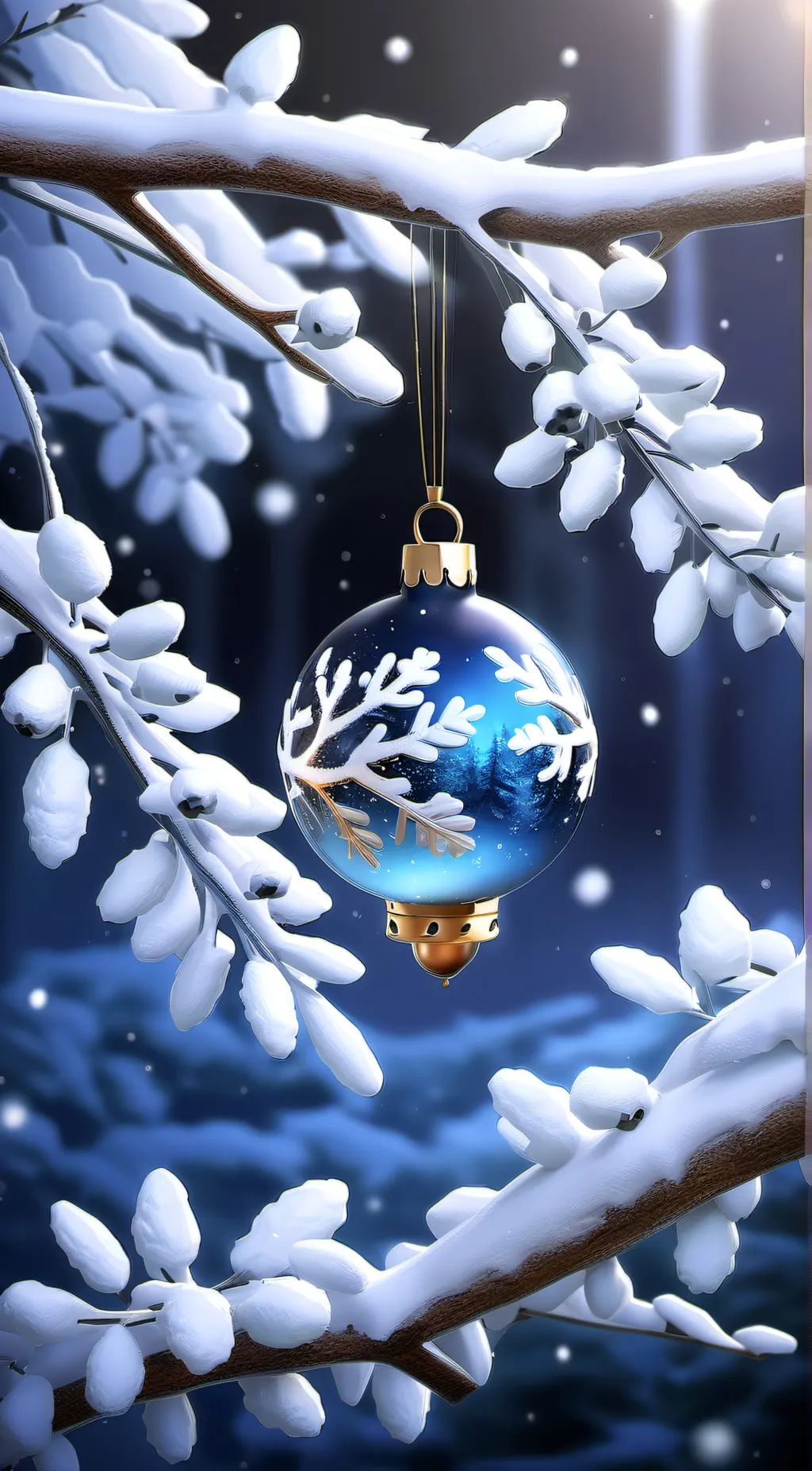 ai character: hh Christmas  background