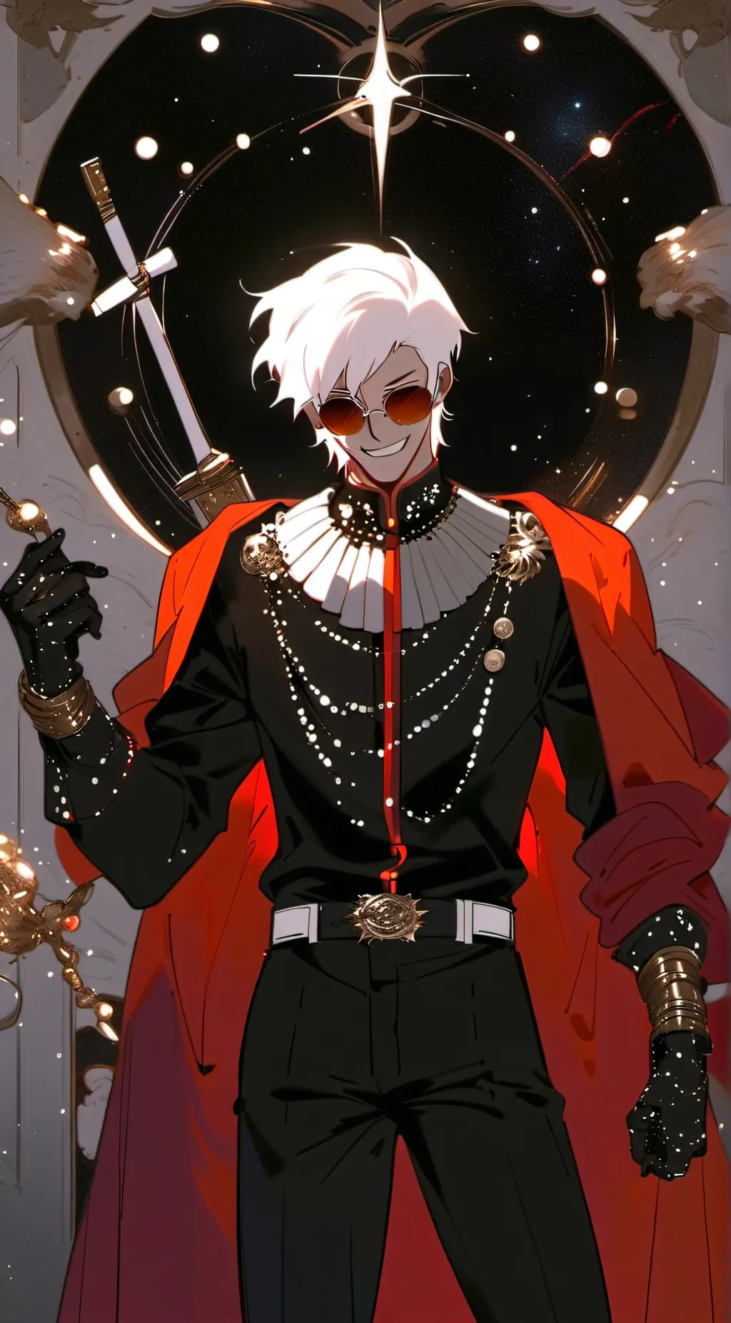 ai character: Leon background