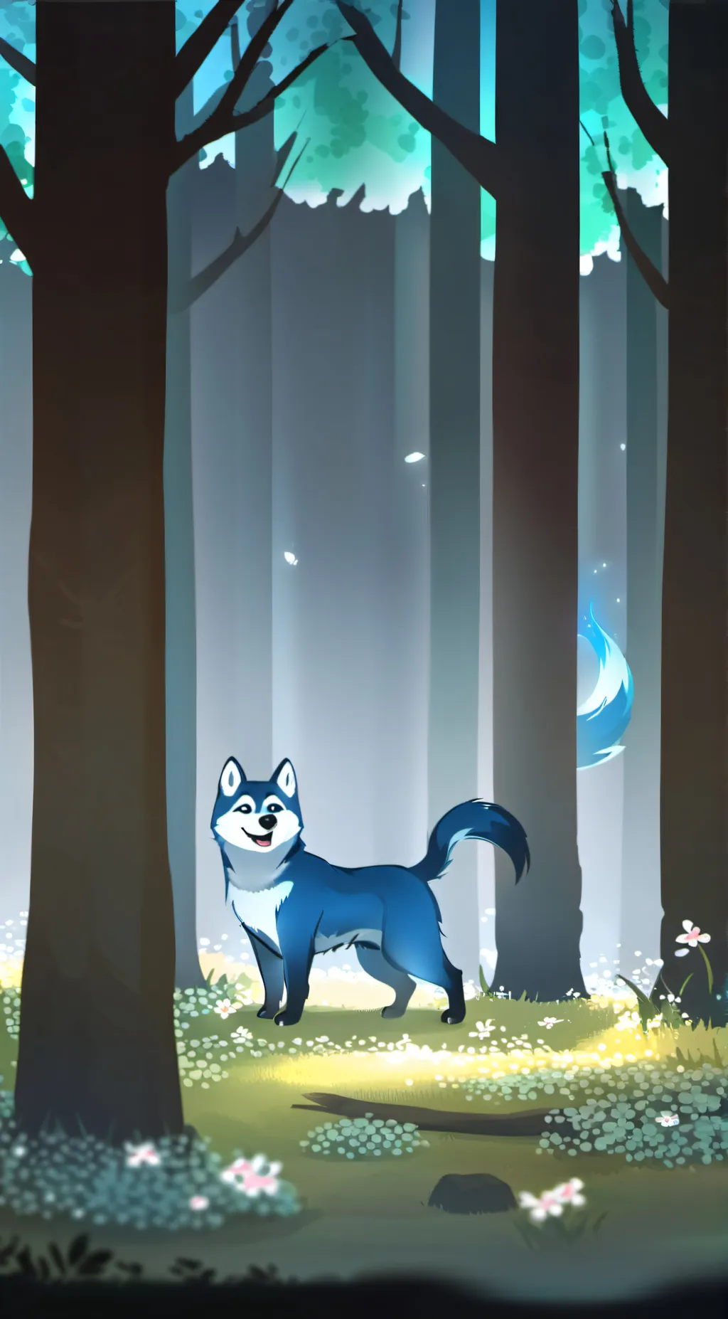 ai character: muffen heeler background