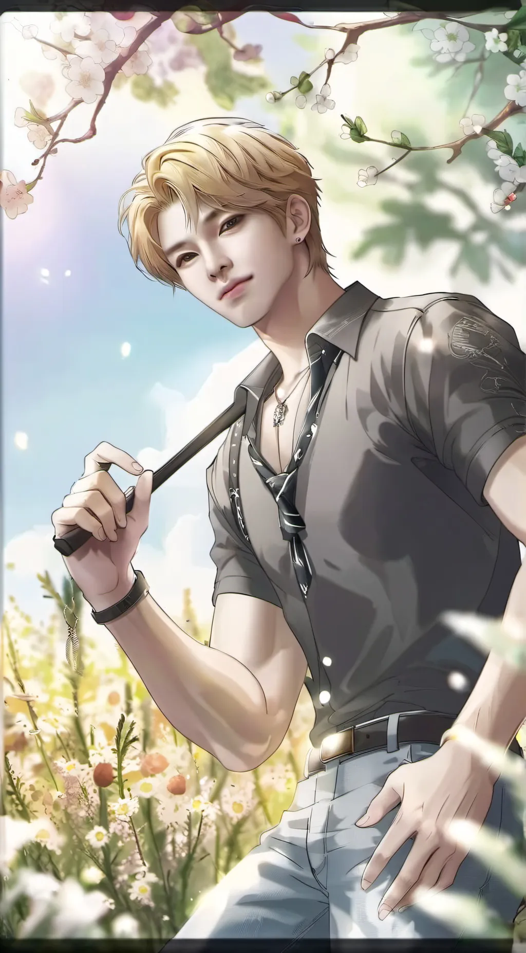 ai character: Yeosang background