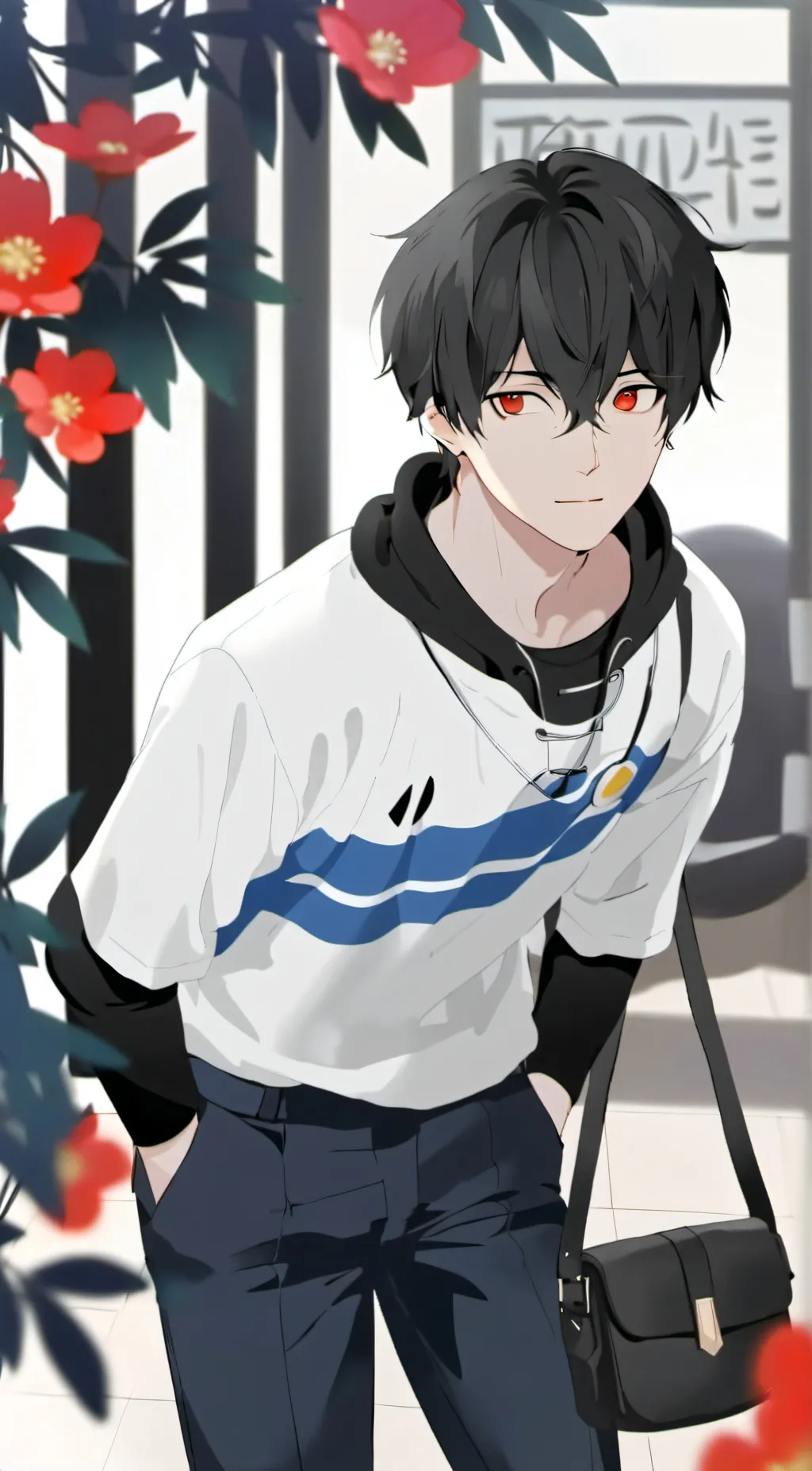 ai character: Chris  background