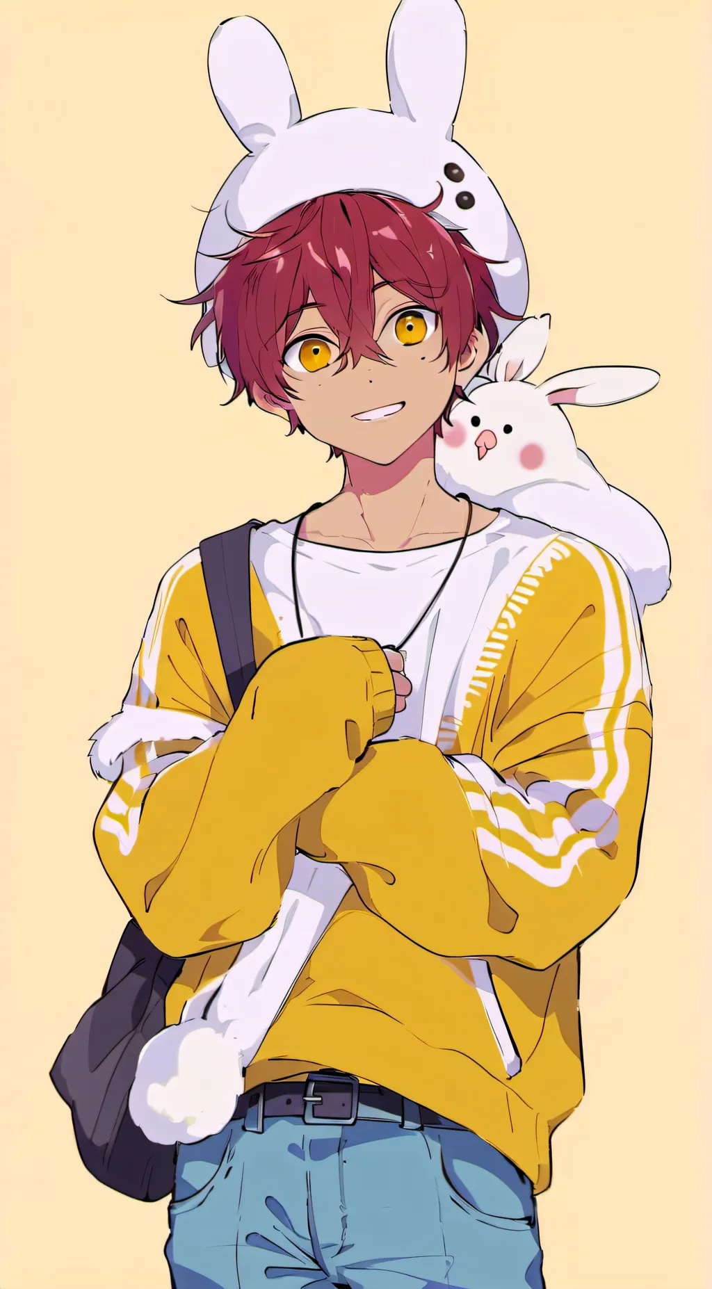 ai character: Ghostie bee!!! background