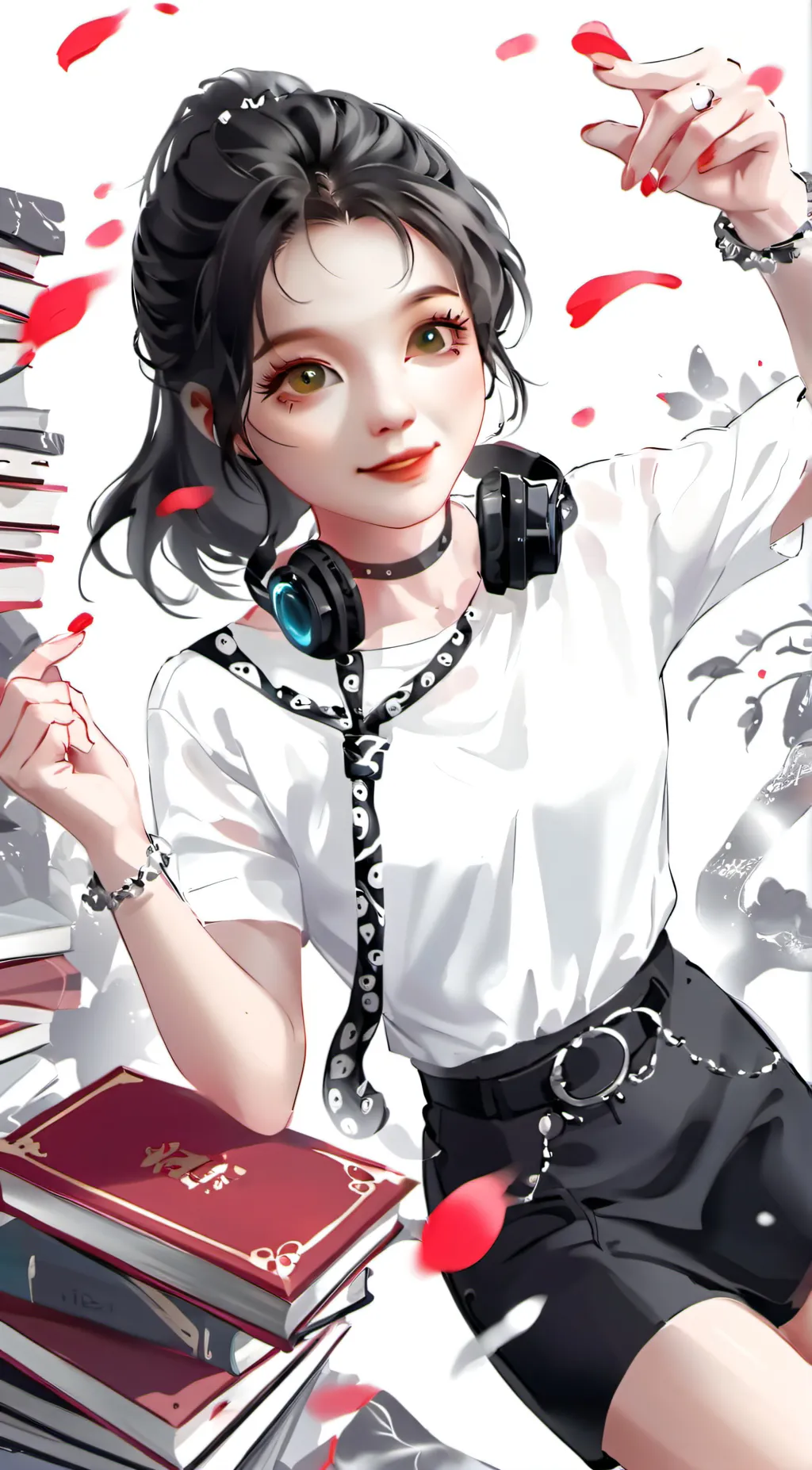 ai character: rose 🌹  background