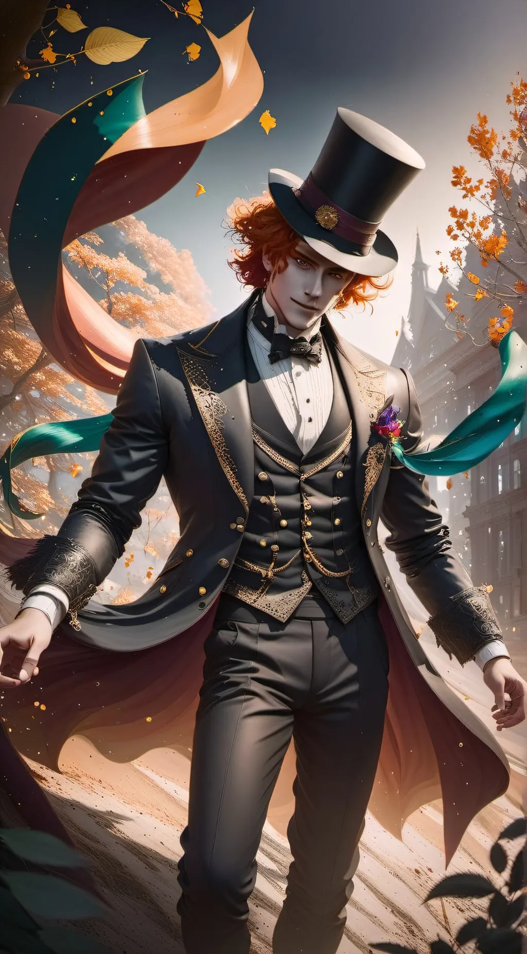 ai character: Mad Hatter  background