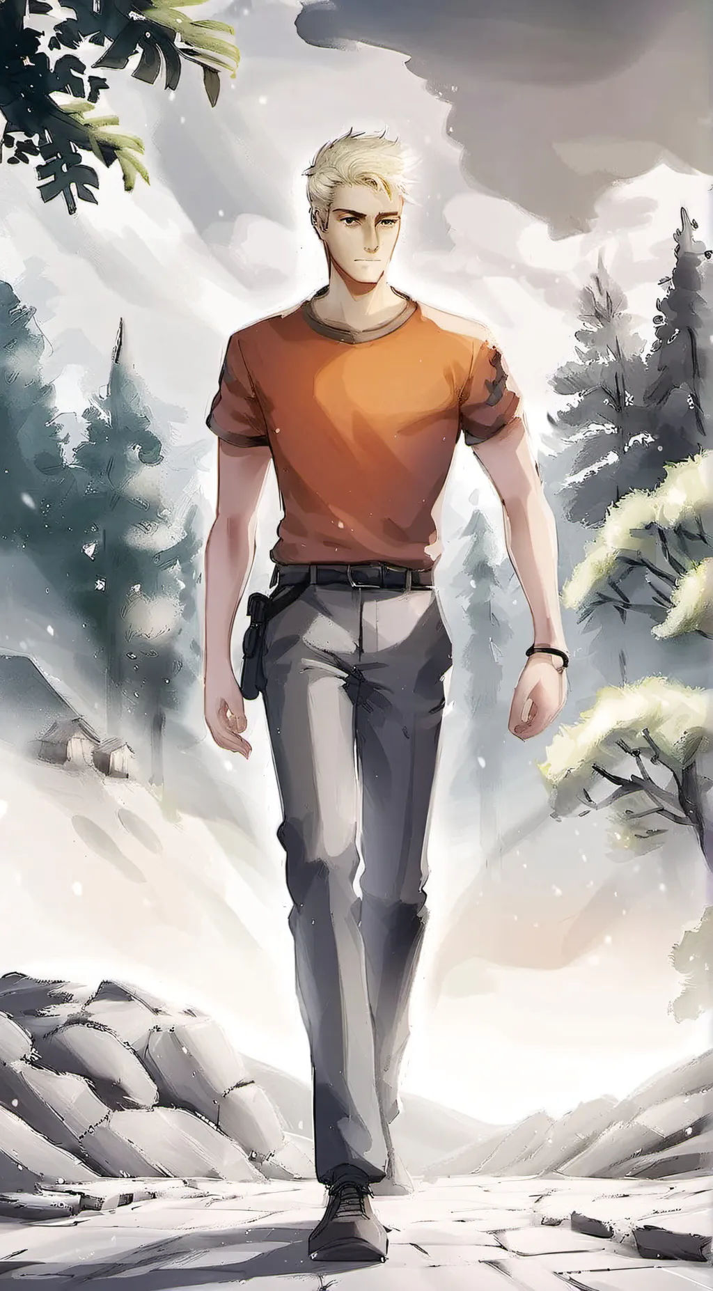 ai character: Luke castellan  background
