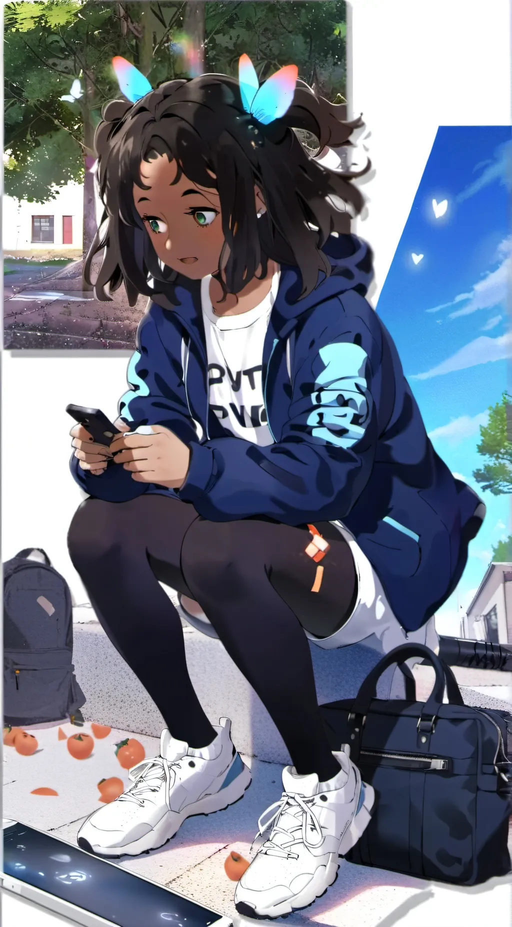 ai character: NURAHHHH background