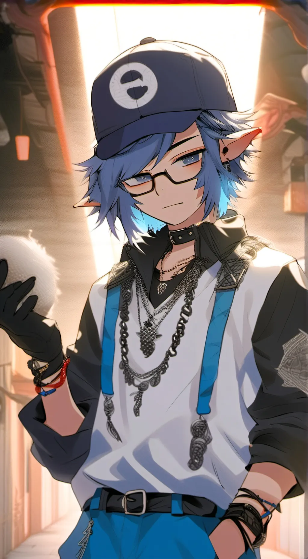 ai character: JonaJKRN  background