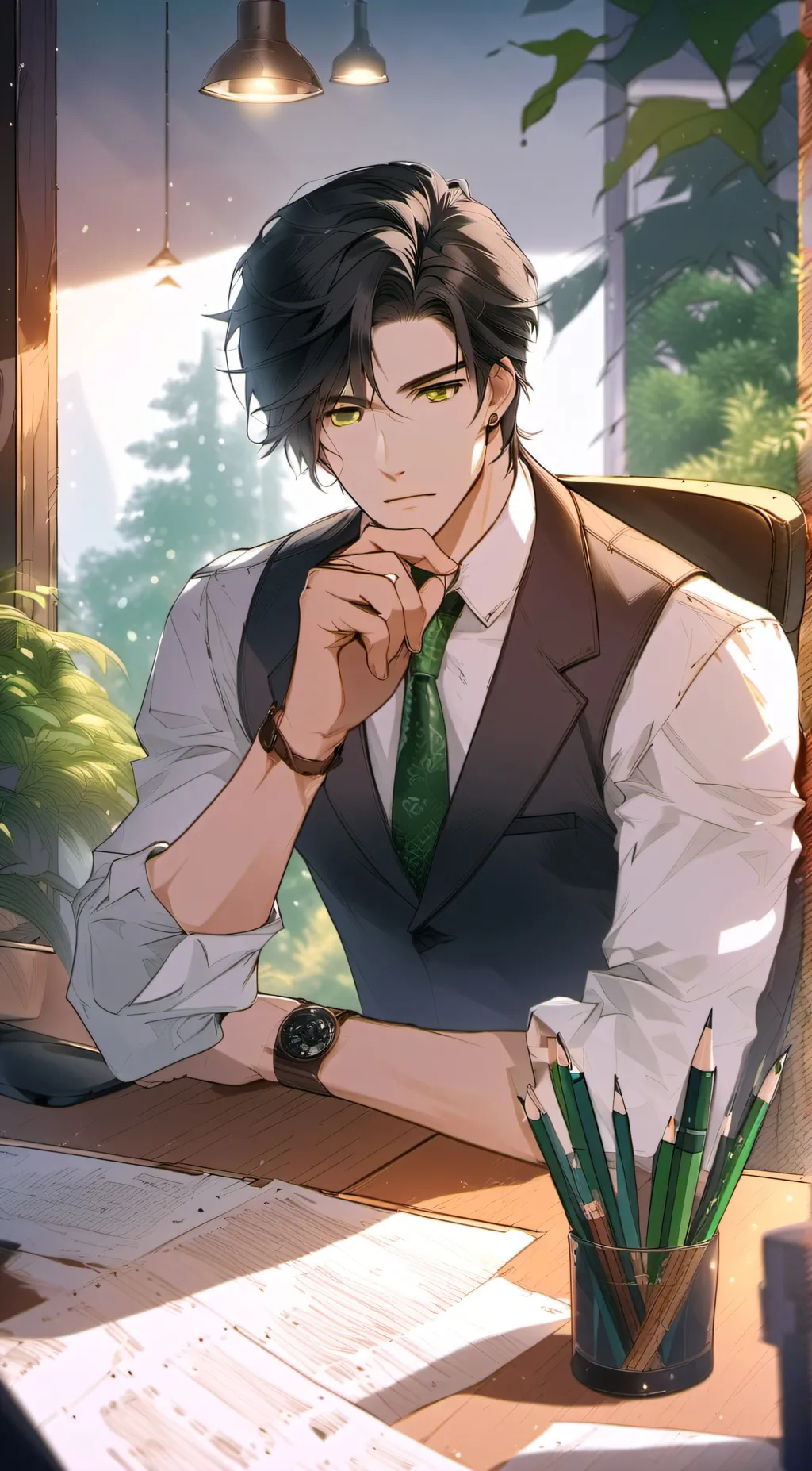 ai character: Roy Bates  background