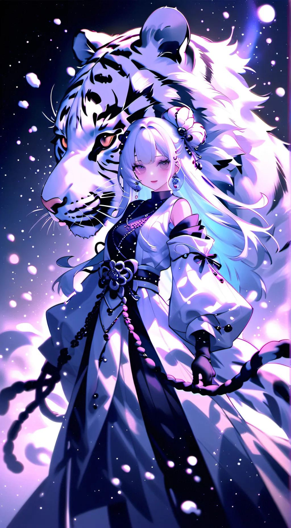 ai character: Luna background