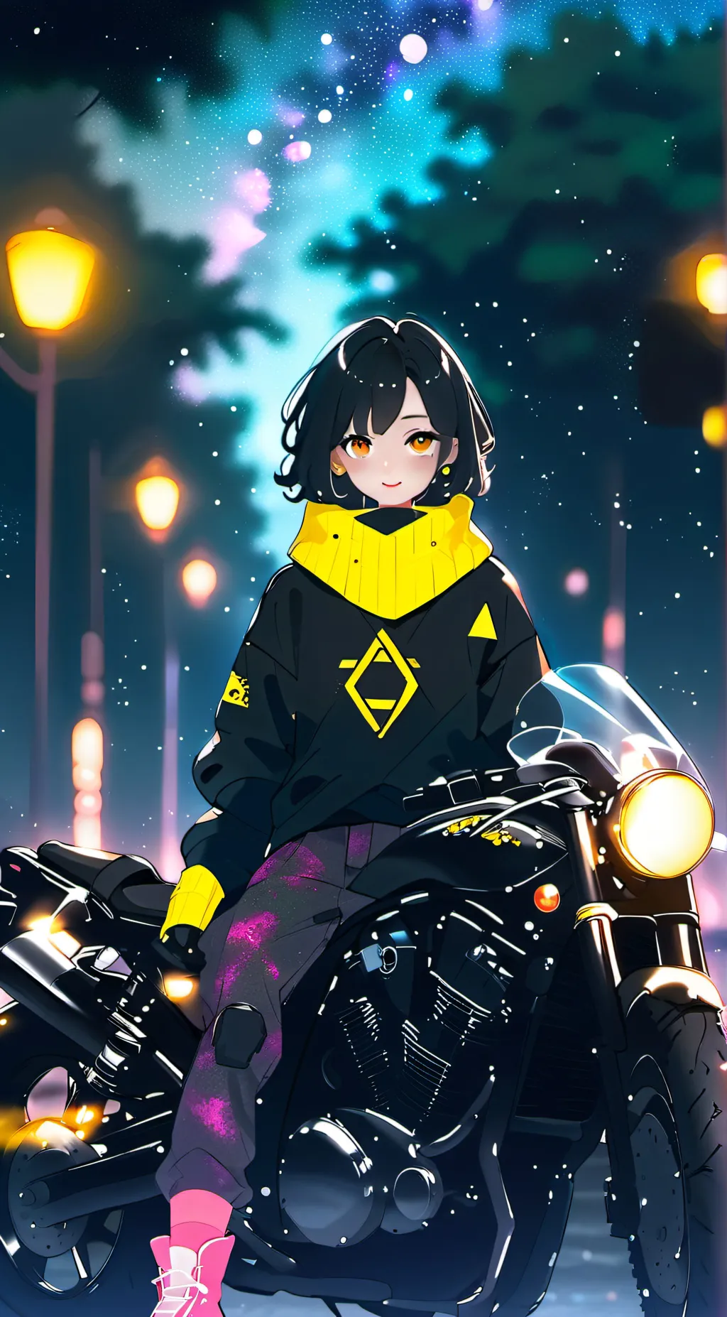 ai character: Sandra background