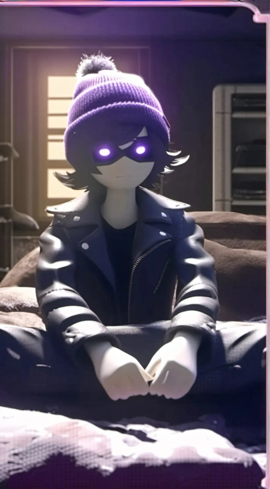 ai character: Uzi background