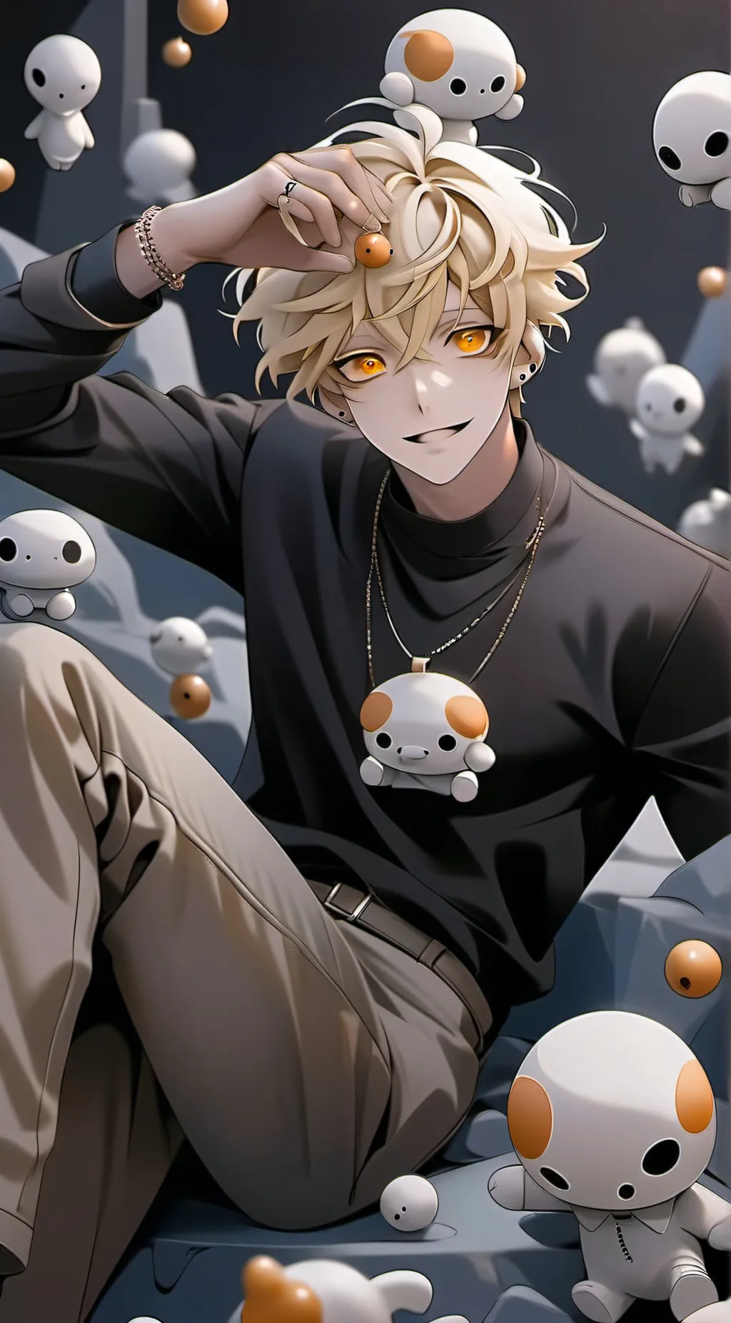 ai character: Camping background