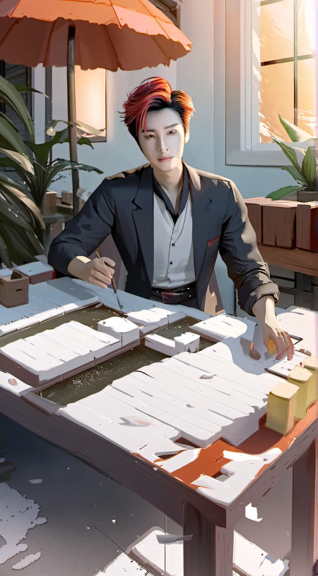 ai character: raides background